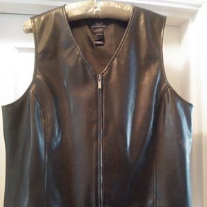 Faux Leather Vest